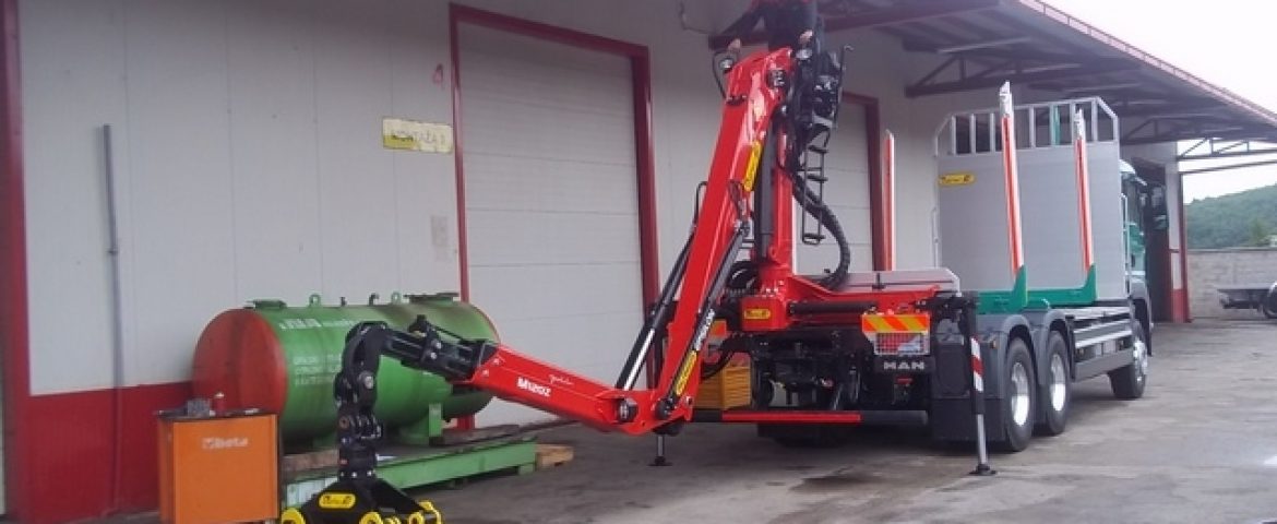 Palfinger dizalica M120Z82 i šumarska platforma za Man PSC – OTK