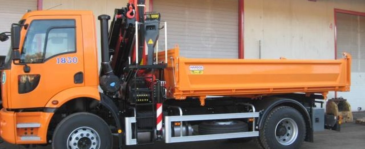 Palfinger dizalica PK 15500 i trostrani kiper TK 115 za Trgoauto