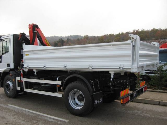 Palfinger dizalica PK 8500 i trostrani kiper TK 115 za Eurokamion