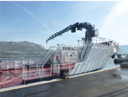 Palfinger Marine brodska dizalica PK 150.002 M za tvrtku Plovput d.o.o.