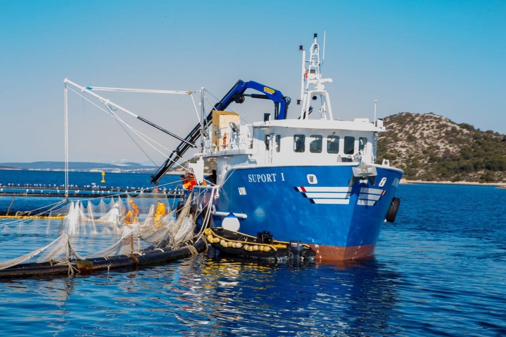 Palfinger Marine dizalica za tvrtku Jadran tuna d.o.o.