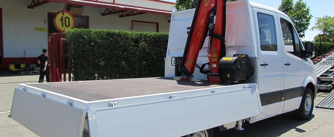 Palfinger dizalica PC 2700 sa tovarnim sandukom za Auto Lijanovići – EP Mostar