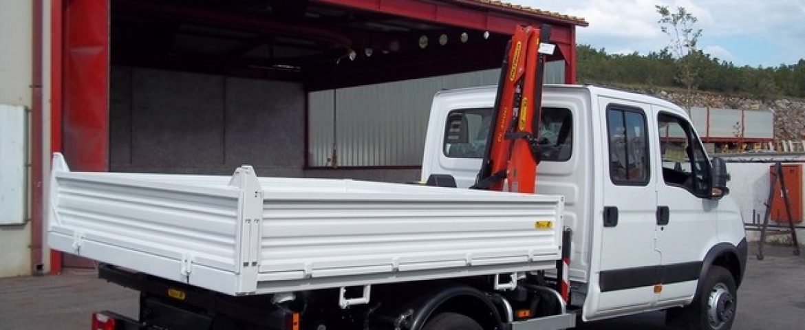 Palfinger dizalica PC 3800 i trostrani kiper TK 35 za JKP Put