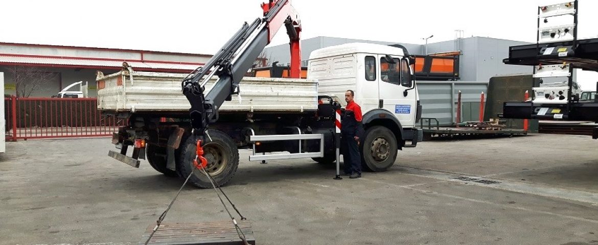Palfinger dizalica PK 10000 za Vodovod grada Vukovara