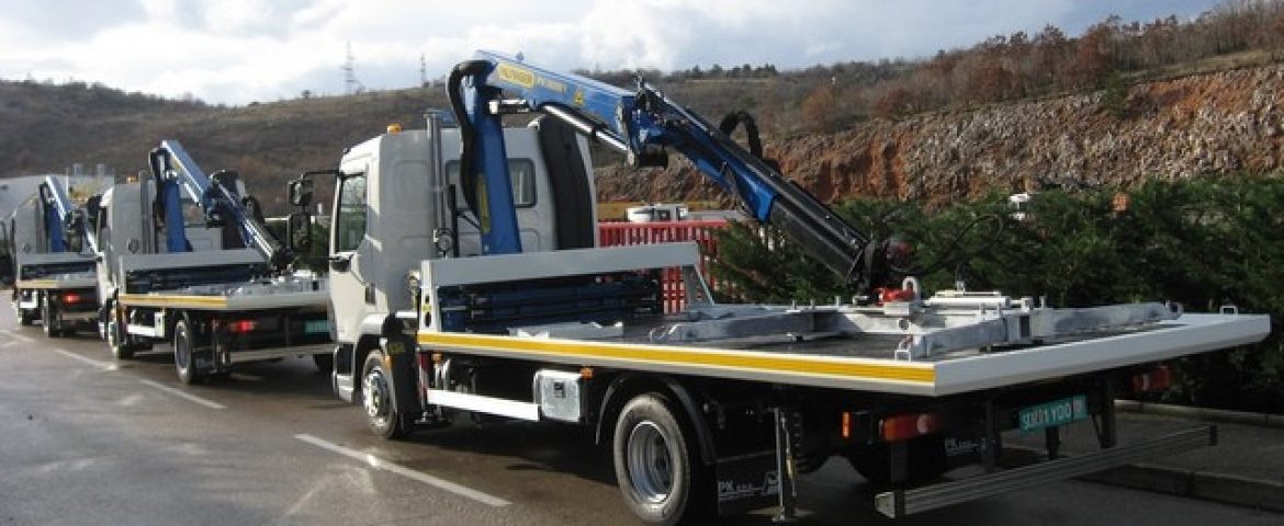 Palfinger dizalica PK 11001-K i fiksna platforma za Volex Mobil – Mostar parking