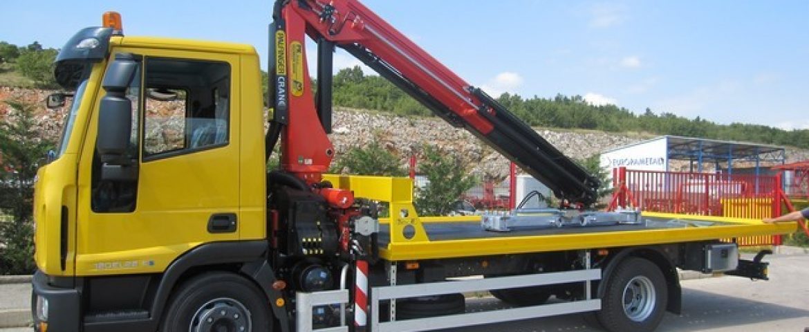 Palfinger dizalica PK 12000TB i fiksna platforma za Daus Truck – Hvidra