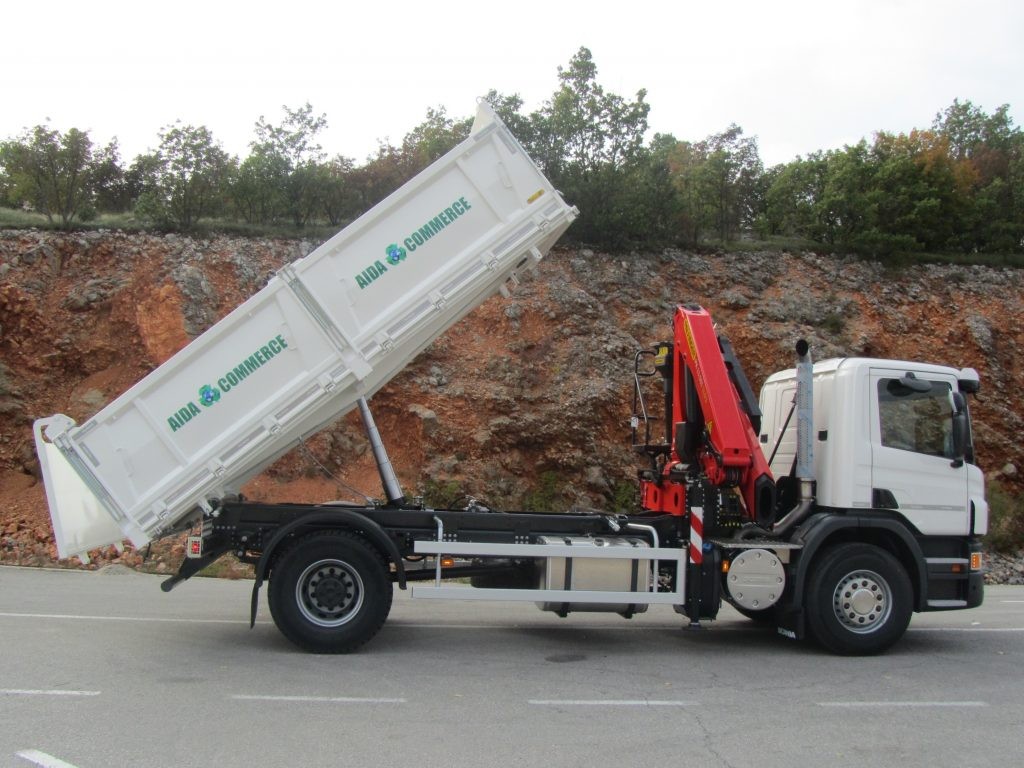 Palfinger dizalica PK 13.501 SLD3 i čelični trostrani kiper TK 115 za tvrtku Aida Commerce d.o.o.