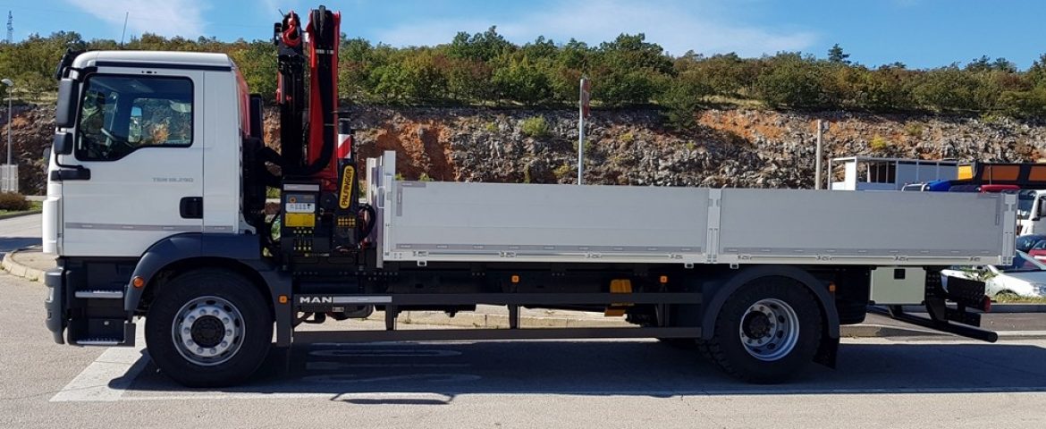 Palfinger dizalica PK 13.501 SLD3 i sanduk za tvrtku Vodice d.o.o.
