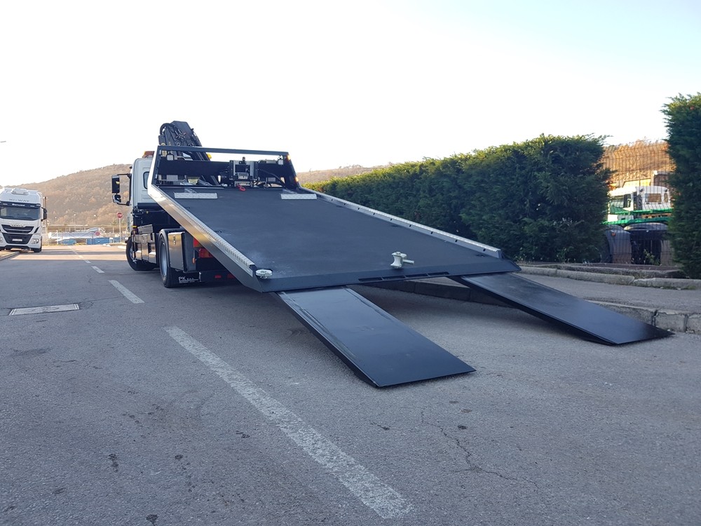 Palfinger dizalica PK 15500 T C i hidraulično klizna platforma HK 150 za Palfinger GmbH