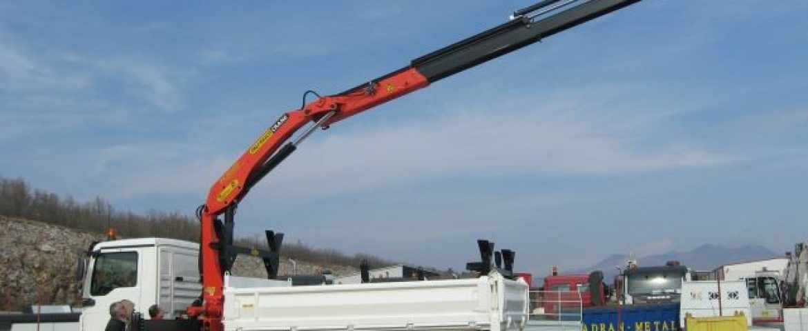 Palfinger dizalica PK 15500 i trostrani kiper TK 115 za Man Psc – Marinko Zubčić