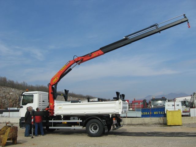 Palfinger dizalica PK 15500 i trostrani kiper TK 115 za Man Psc – Marinko Zubčić