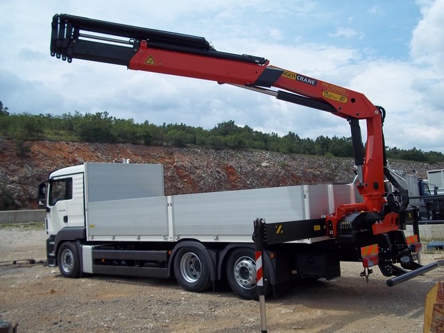 Palfinger dizalica PK 15500 i tovarni sanduk za Man Psc – Im Comp