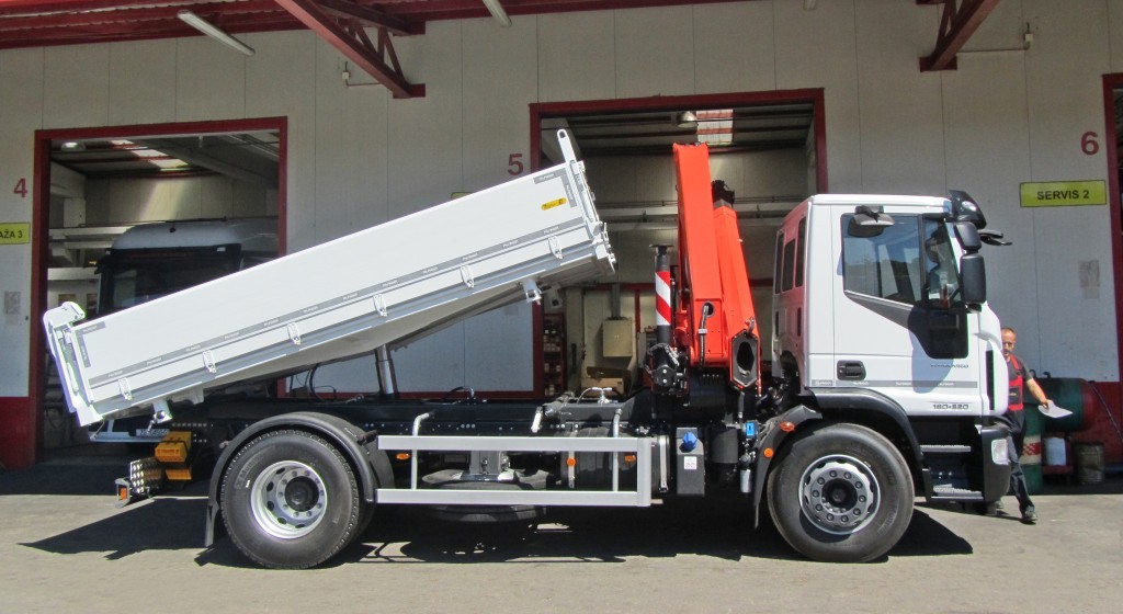  Palfinger dizalica PK 15500 i trostrani kiper TK 115 za Benussi – Novak Commerce d.o.o.