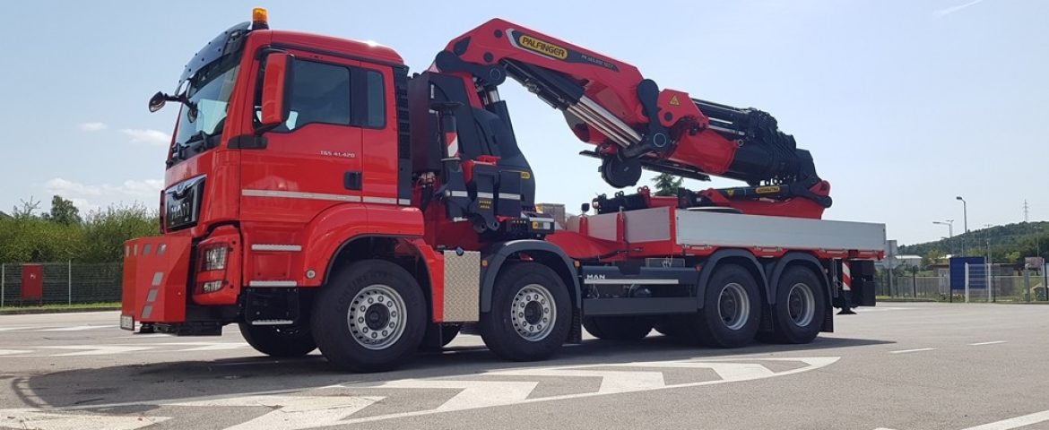 Palfinger dizalica PK 165.002 TEC7 i tovarni sanduk za tvrtku M.I. Hršak