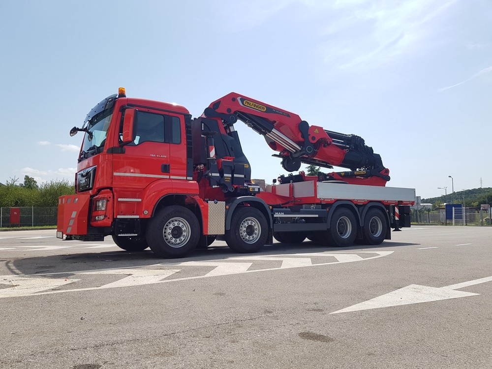 Palfinger dizalica PK 165.002 TEC7 i tovarni sanduk za tvrtku M.I. Hršak