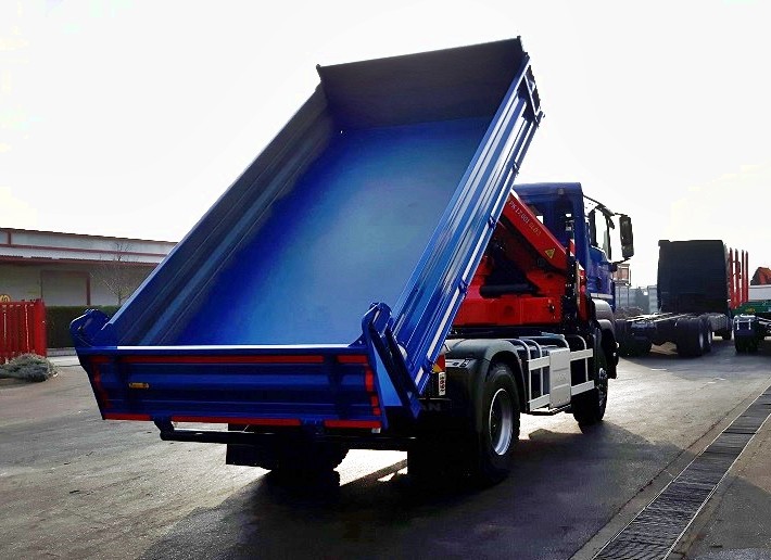 Palfinger dizalica PK 17001 SLD3 i trostrani kiper TK 115 za Dalekovod d.d.