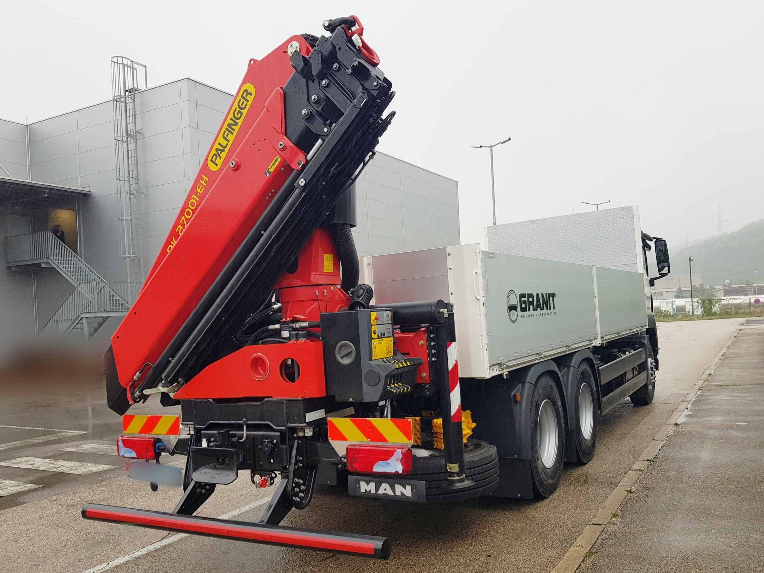 Palfinger dizalica PK 27001 EH i sanduk za tvrtku Granit