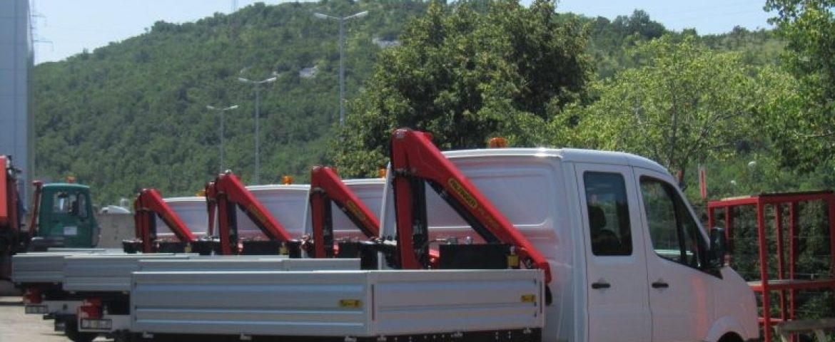 Palfinger dizalica PK 2900B i tovarni aluminijski sanduk za tvrtku HEP d.d.