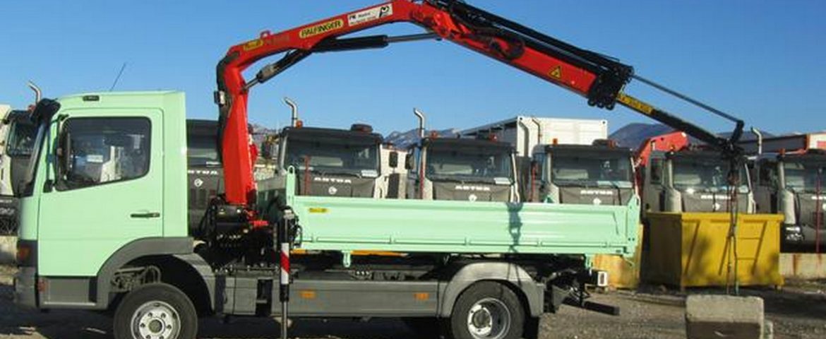 Palfinger dizalica PK 6500 i trostrani kiper TK 45 za Mleden Građevinski Obrt