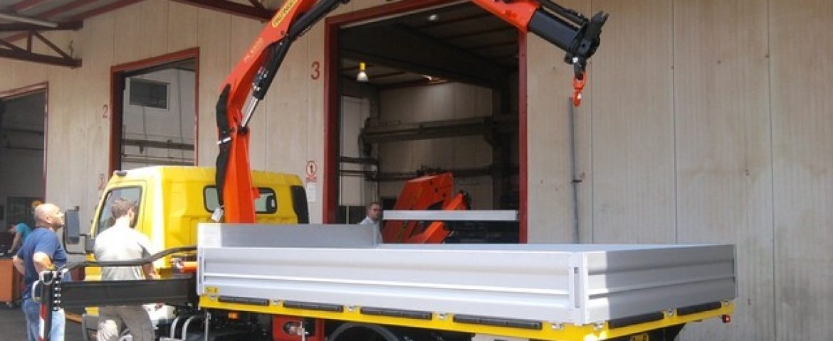 Palfinger dizalica PK 6500 i tovarni sanduk za Klesarstvo Kamber