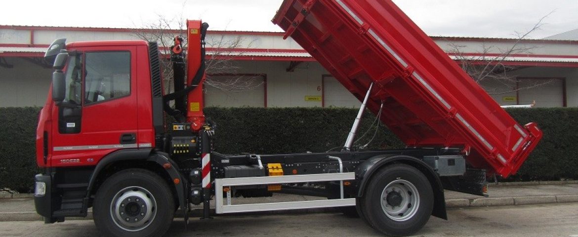 Palfinger dizalica PK 8500 i trostrani kiper TK 95  za tvrtku Erić-M d.o.o.