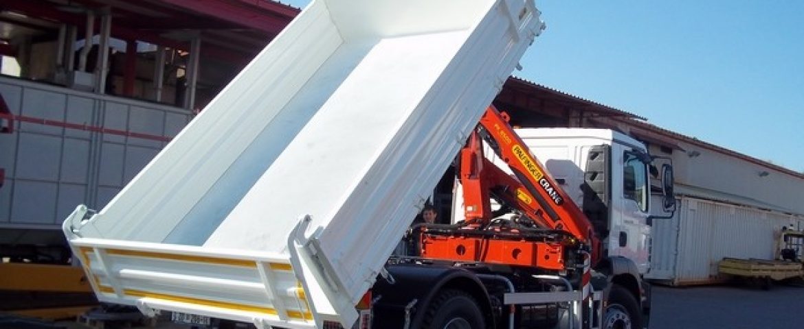 Palfinger dizalica PK 8500 i trostrani kiper TK 95 za Autohrvatska Psc – Maraš