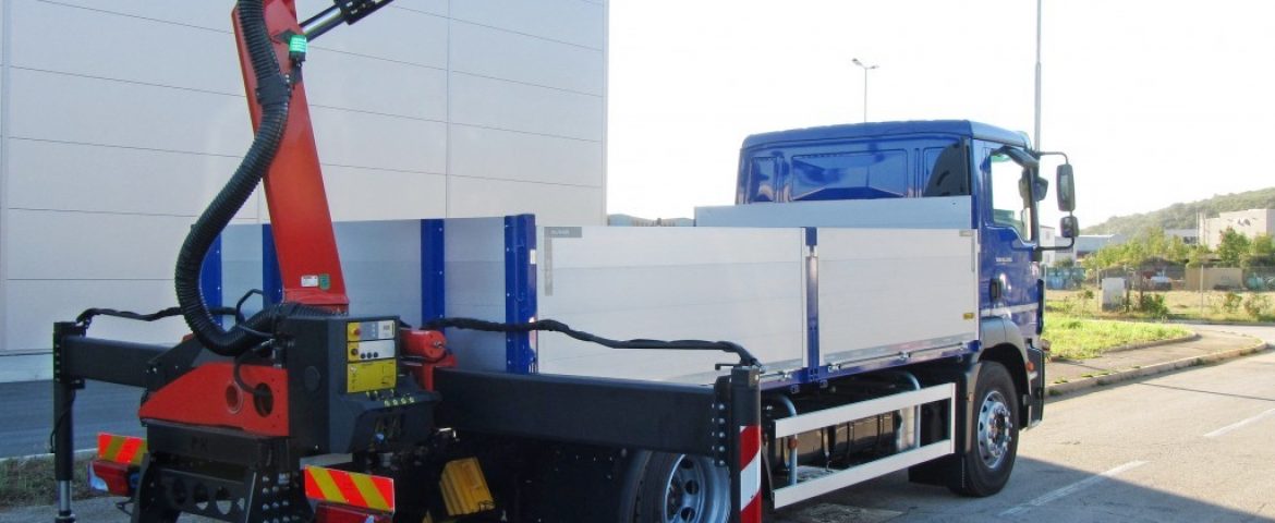 Palfinger dizalica PK 8501 i modularni sanduk za tvrtku Messer Croatia Plin d.o.o.