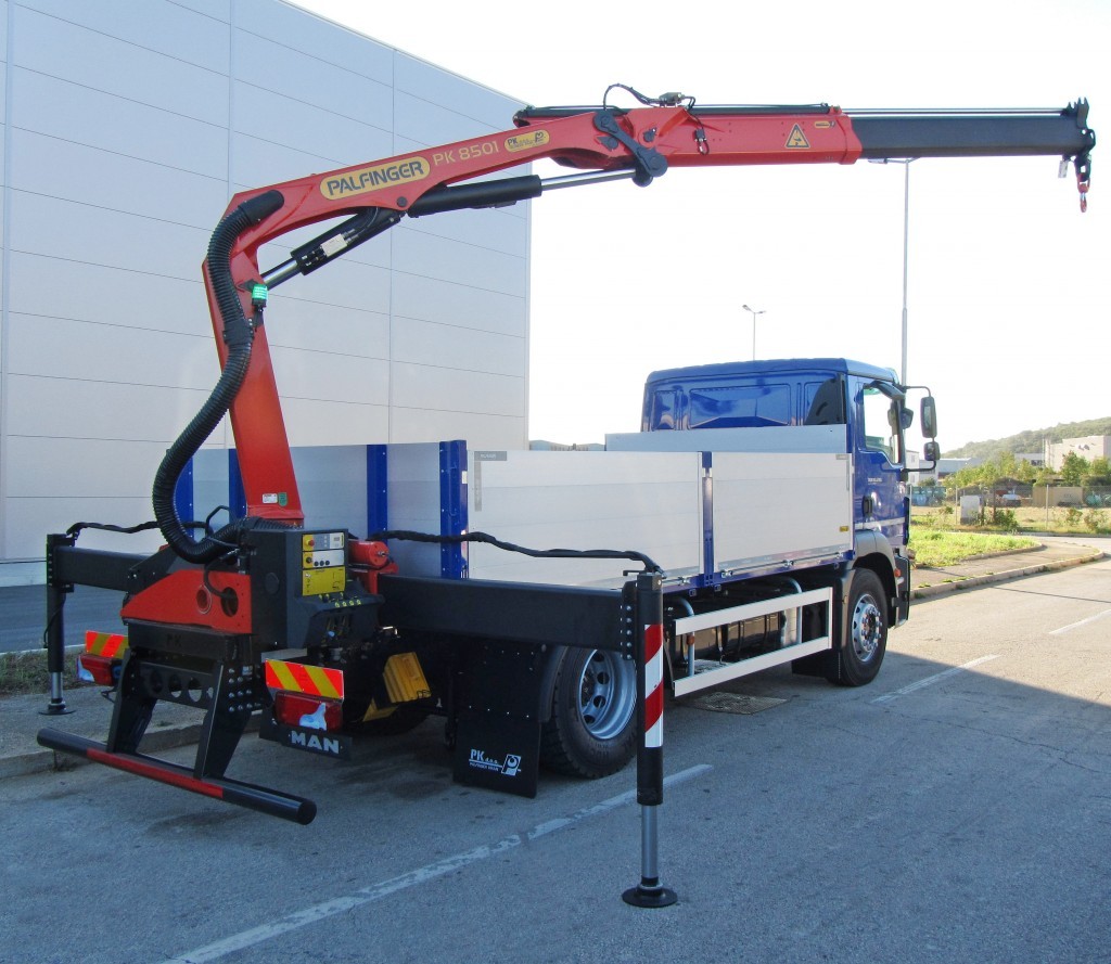 Palfinger dizalica PK 8501 i modularni sanduk za tvrtku Messer Croatia Plin d.o.o.