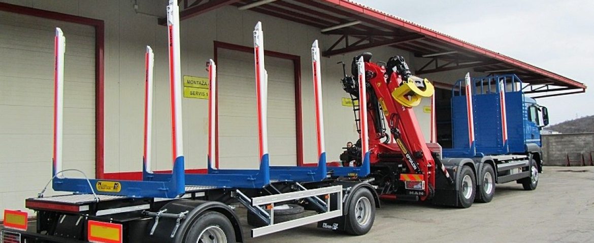 Šumarska nadogradnja s Palfinger Epsilon dizalicom M120Z79 i šumarska prikolica PSM 180 za Stolarija-Pilana, Antun Pečenec