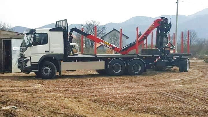 Šumarska nedogradnja s Palfinger Epsilon dizalicom M12Z83 i šumarska prikolica PSM 200