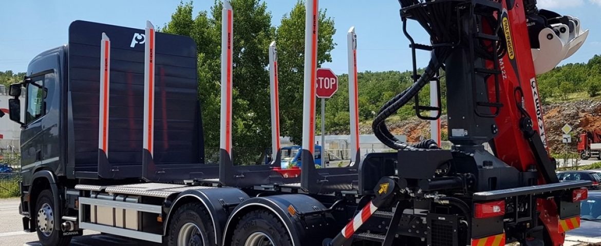 Šumarska nadogradnja s Palfinger Epsilon dizalicom M12Z83 ta tvrtku Altea d.o.o.