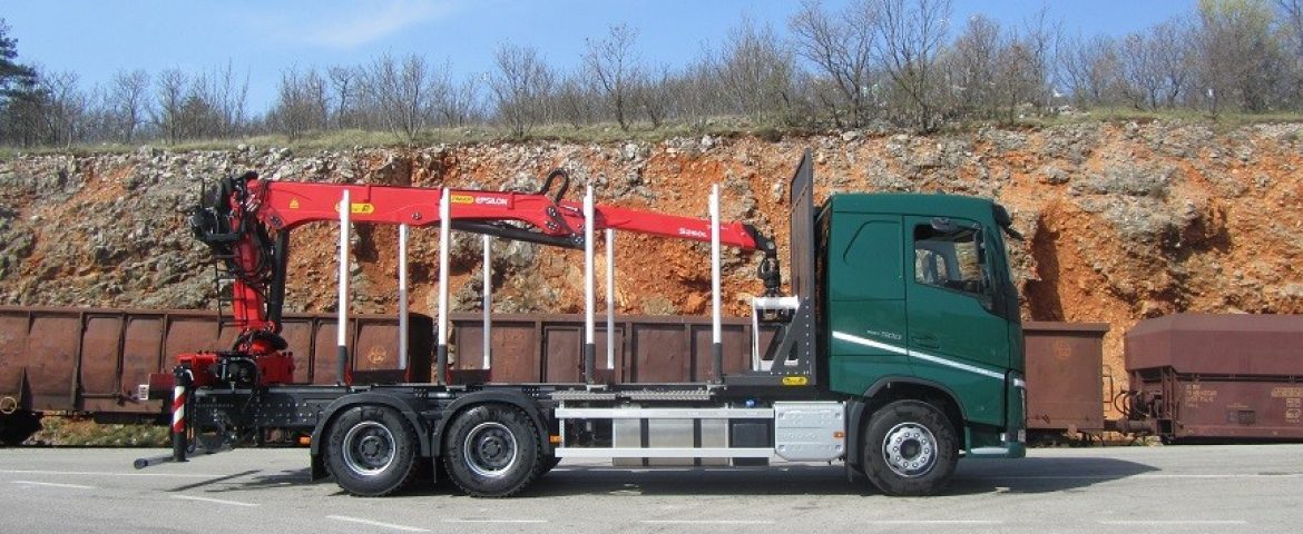 Šumarska nedogradnja s Palfinger Epsilon dizalicom S260L82 i šumarska prikolica PSM 200 za tvrtku Cedar d.o.o.
