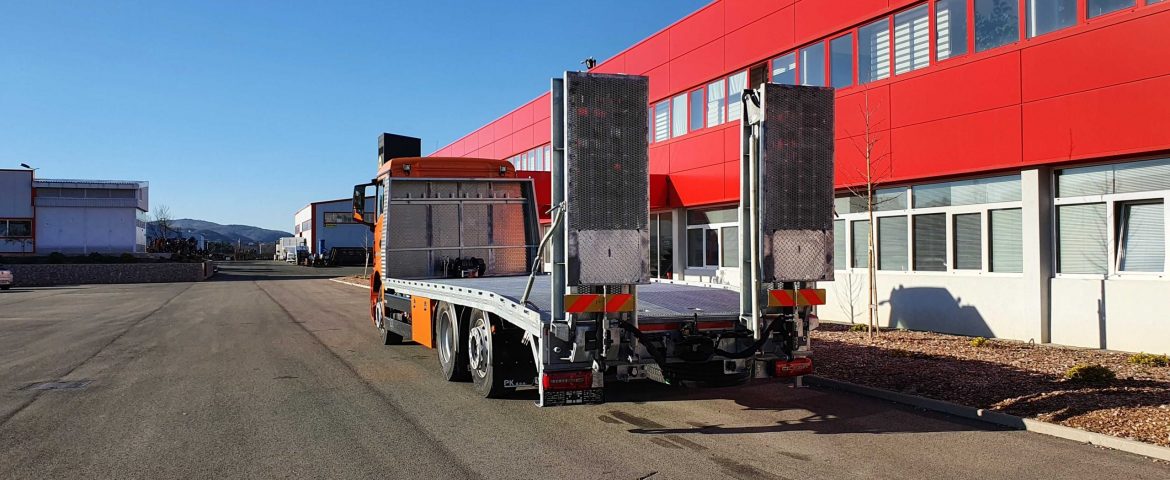 Platforma za transport radnih strojeva FP-7.0 za Ceste Rijeka