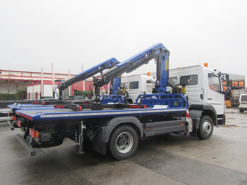 Palfinger dizalica PK 13500 T i fiksna platforma za Gradski parking Skopje