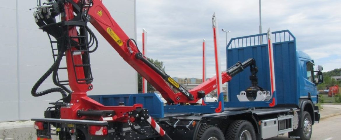 Šumarska nadogradnja s Palfinger Epsilon dizalicom M110Z82 za tvrtku Gradel d.o.o.