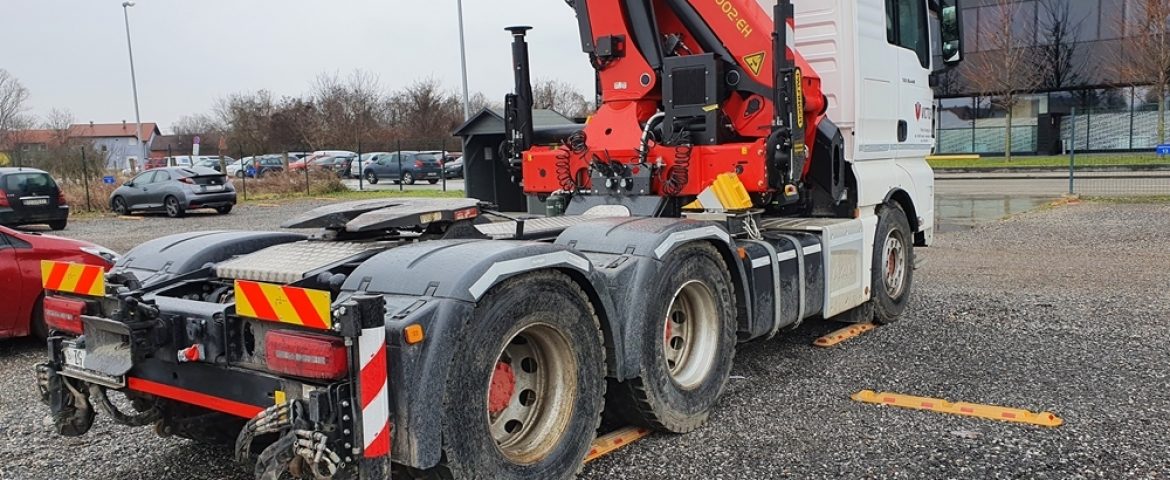 Palfinger dizalica PK 33002 EH i demontažni sanduk za VICTOR ENERGY