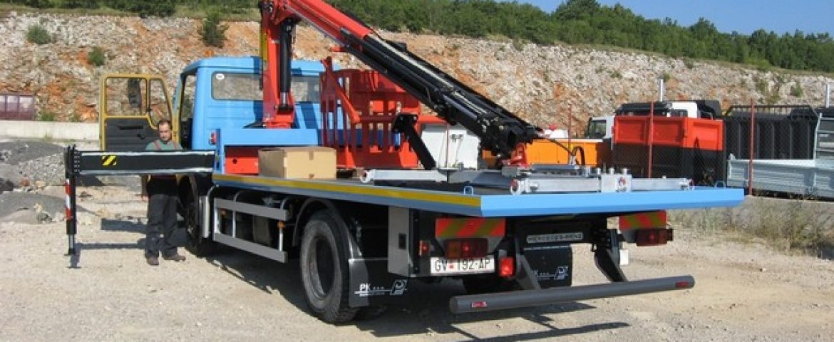 Palfinger dizalica PK 12000T i fiksna platforma F 120 za Kozara Dooel – JP Komunalec Gostivar