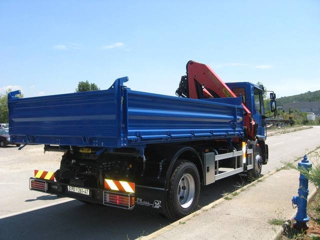 Palfinger dizalica PK 15500 i trostrani kiper TK 95 za Benussi – Vodovod Pula